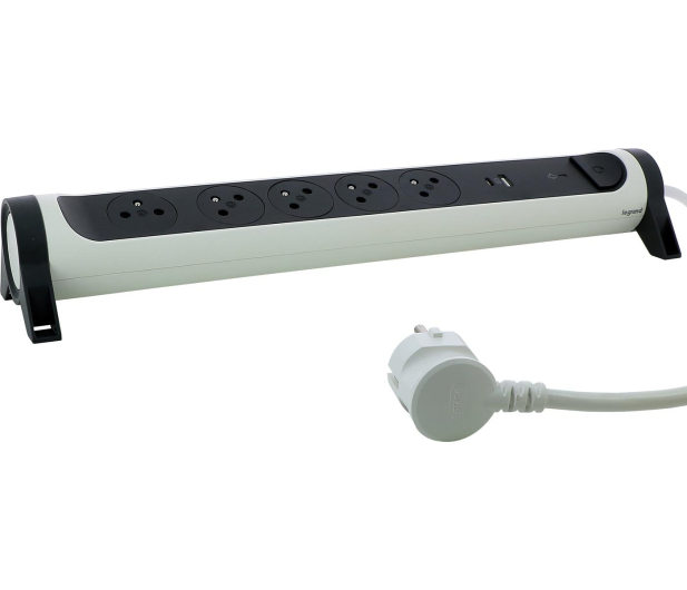 LEGRAND Przedłużacz ochronny - 5 gniazda, USB, USB-C, 1,5m 49421 - 1047770 - zdjęcie 3